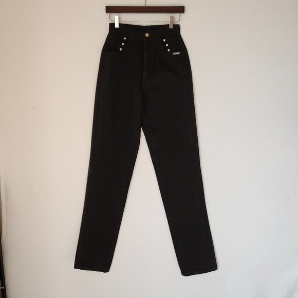 Rockies Denim - Vintage Rockies Y-York High Waist Jean Bareback Black Cotton